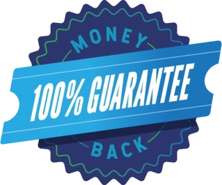 100% Money-Back Guarantee badge